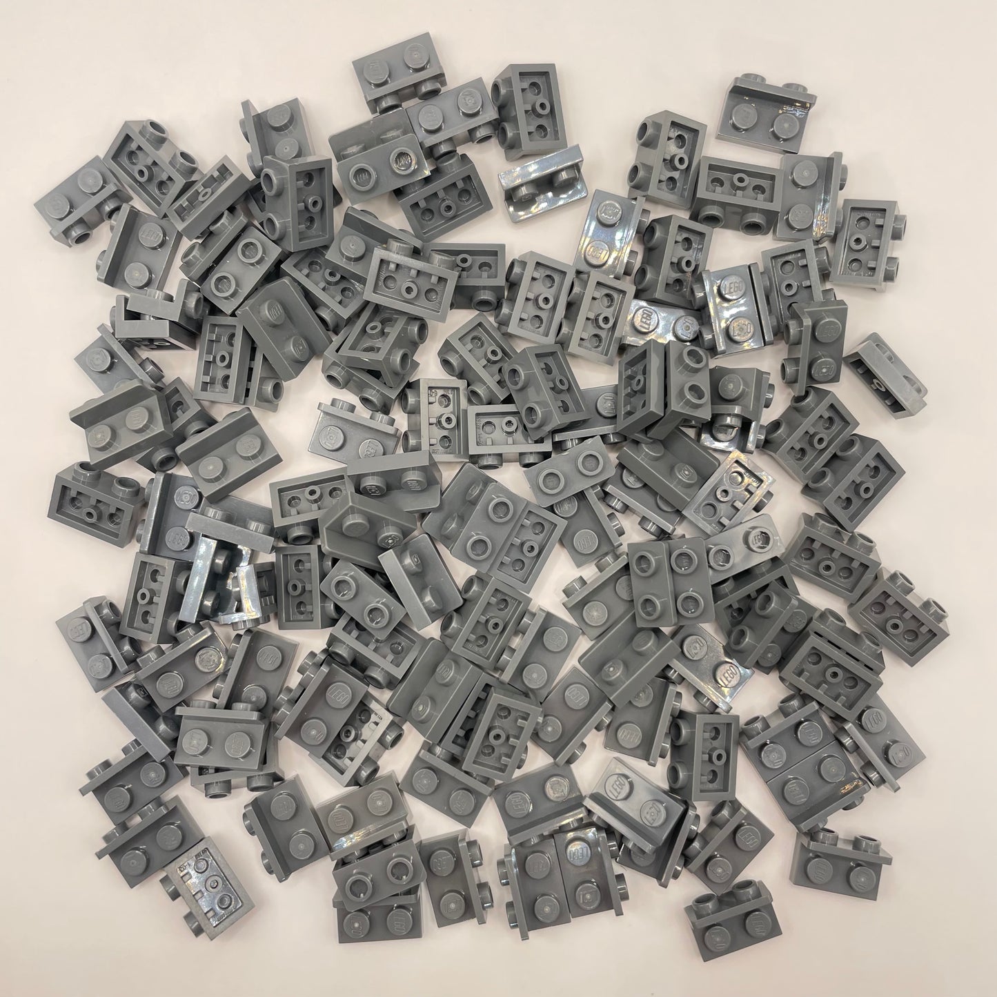 LEGO SNOT 1x2, Dark Bluish Grey, Approx. 70g