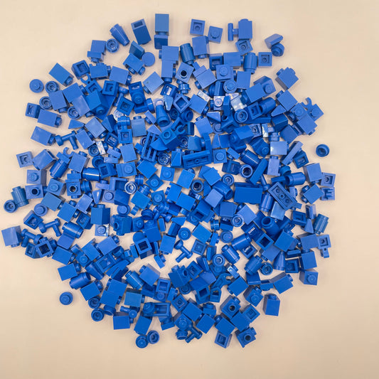 LEGO Greebling, Blue, Approx. 90g