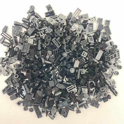 LEGO Black, Greebling, Approx. 125g