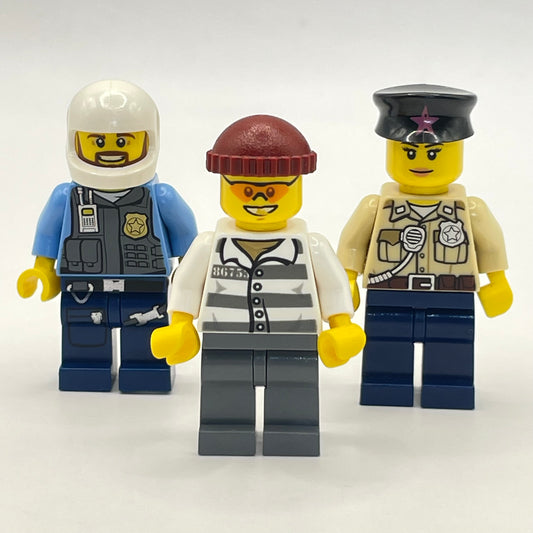 LEGO Police and Robbers, City, Minifigures (pack of 3)