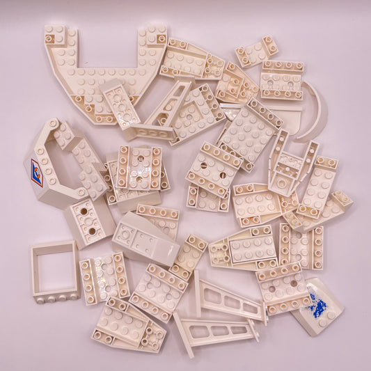 LEGO Mixed Boat, Vehicle Pieces, White, Approx. 120g