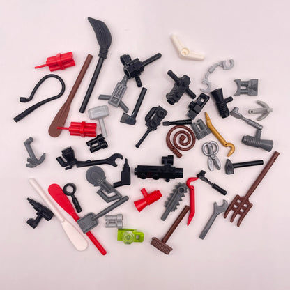 LEGO Deluxe Tools, Minifigure Accessories, 45 Pieces