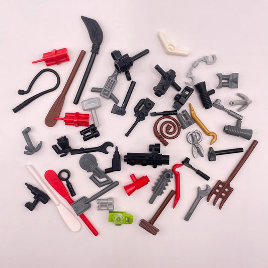 LEGO Deluxe Tools, Minifigure Accessories, 45 Pieces