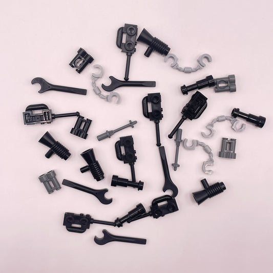 LEGO Mixed Tools, Minifigure Accessories, 30 Pieces