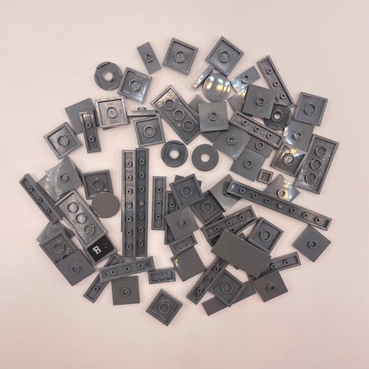 LEGO  Tiles/Jumpers, Dark Bluish Grey, approx. 35g