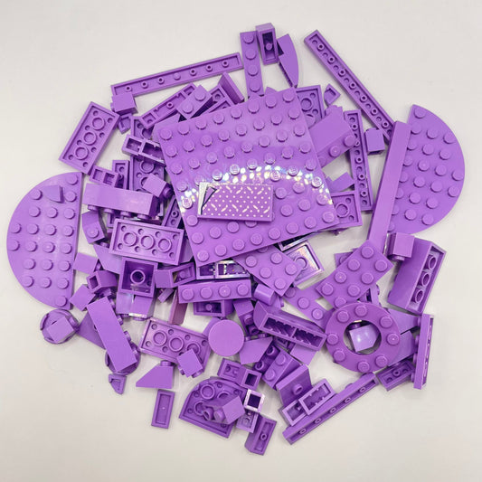 LEGO Medium Purple, Mixed Pieces, Approx. 100g
