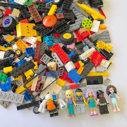 LEGO Fun Pack, Mixed Bag, Approx. 750g includes 6 Minifigures/Minidolls