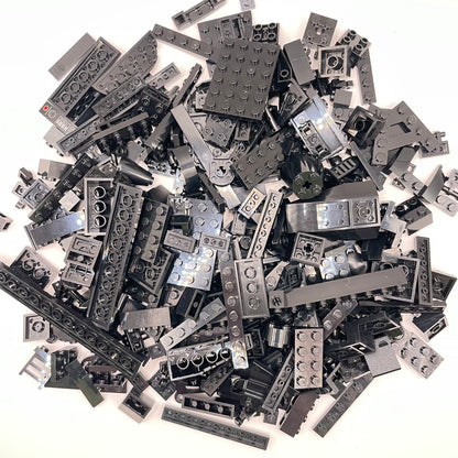 LEGO Mixed Pieces, Black, Approx. 250g