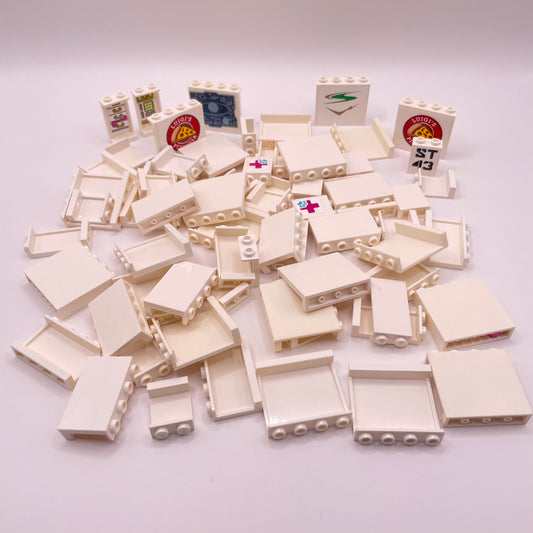 LEGO Panels, Building, White, Approx. 110g