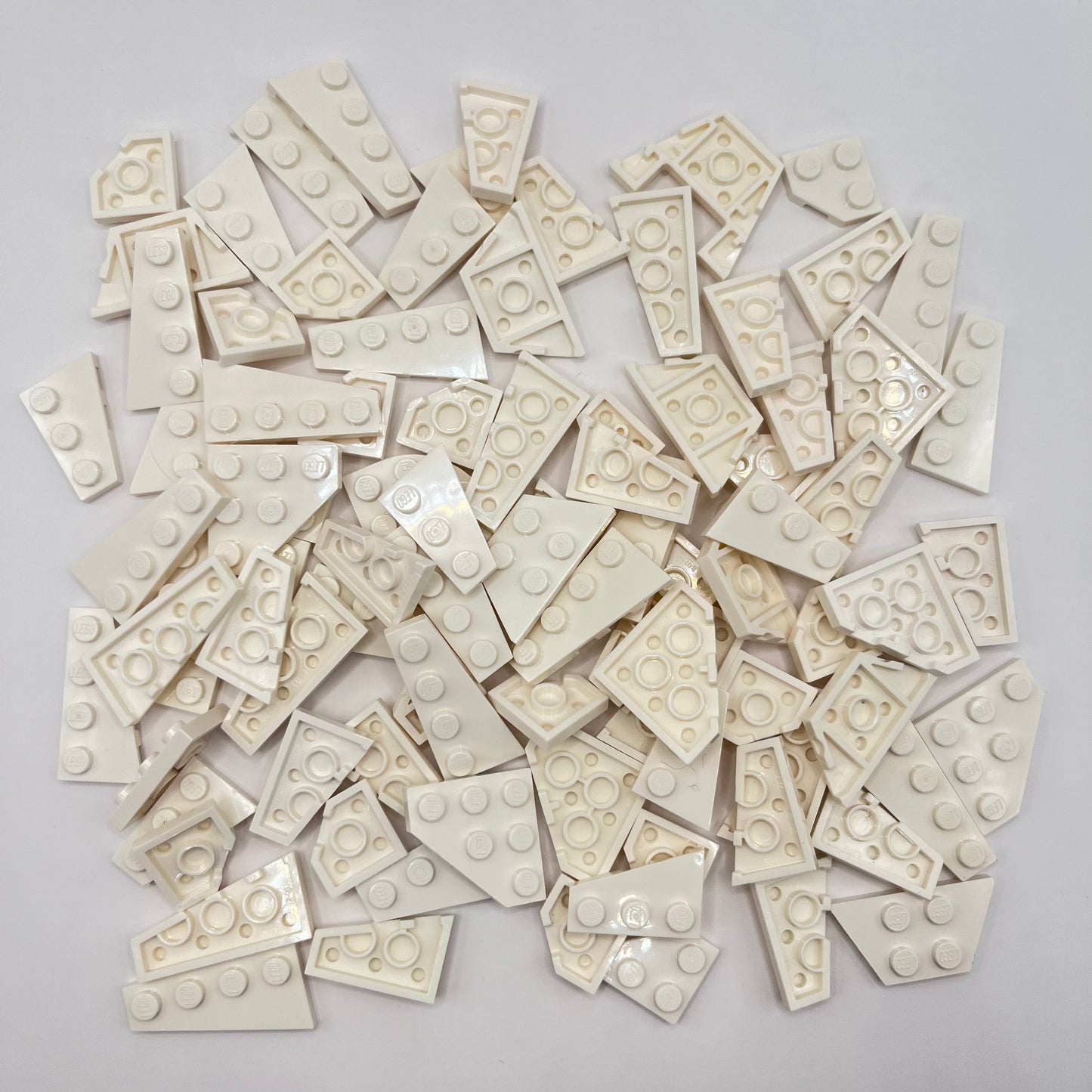 LEGO Wings, Small, Plates, White, Approx. 60g