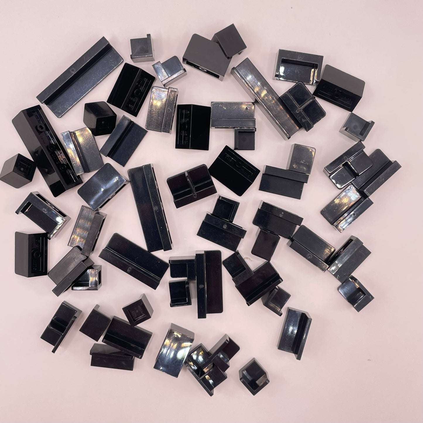 LEGO Black, Small Panels, Approx. 25g