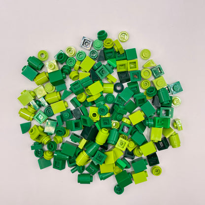 LEGO Mixed Green, Greebling, 125 Pieces