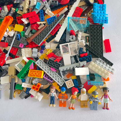 LEGO Fun Pack, Mixed Bag, Approx. 750g includes 6 Minifigures/Minidolls