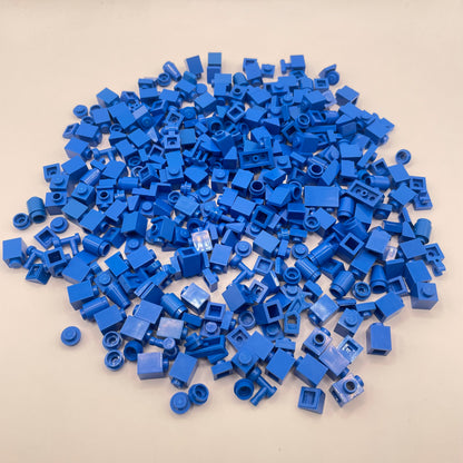 LEGO Greebling, Blue, Approx. 90g