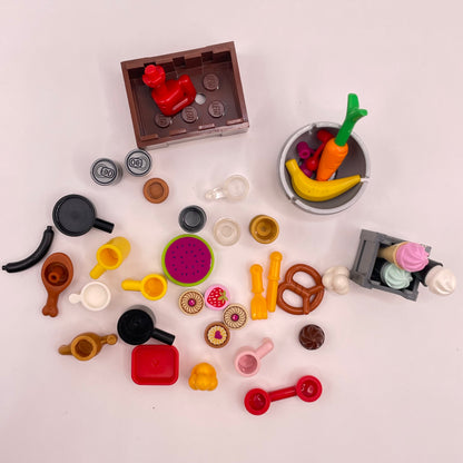 LEGO Food / Kitchen Bundle, Mixed Pieces (40 Pieces)
