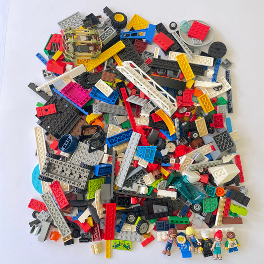 LEGO Fun Pack, Mixed Bag, Approx. 750g includes 6 Minifigures/Minidolls