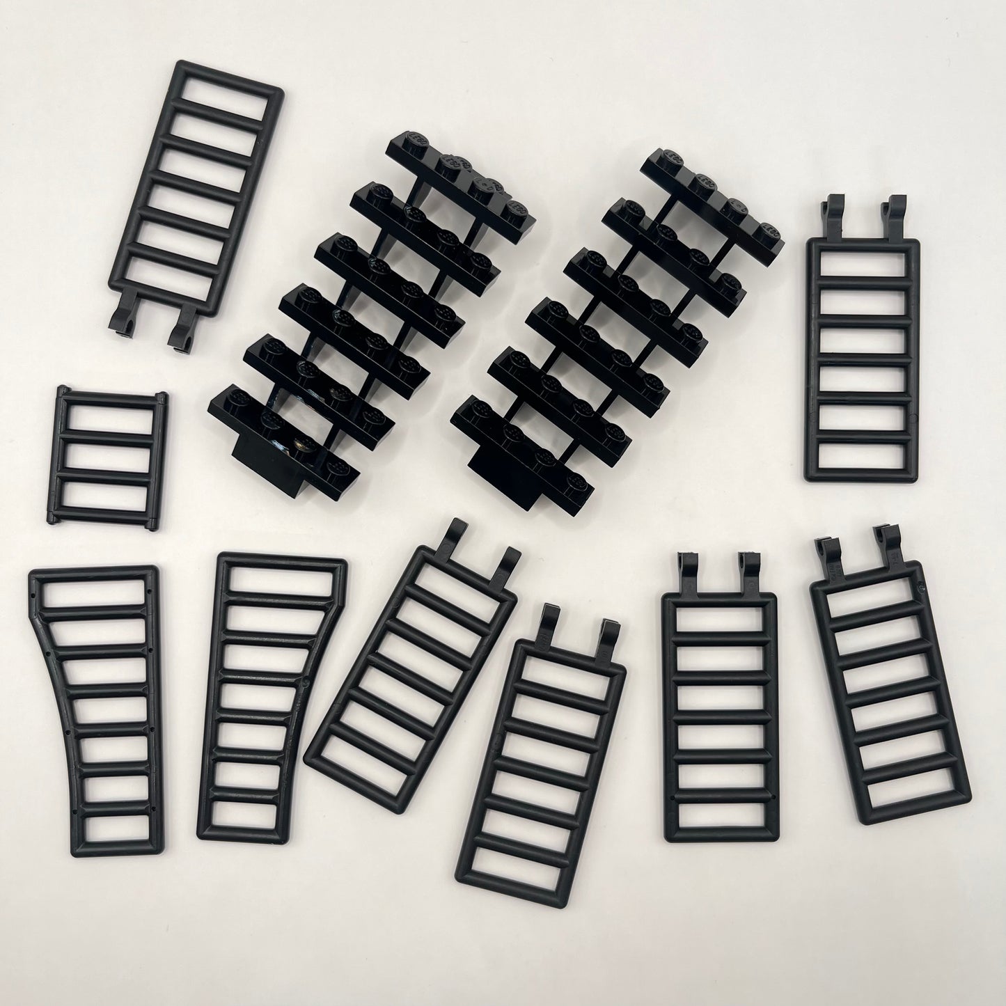 LEGO Mixed Stairs and Ladders, Black, 11 Pieces
