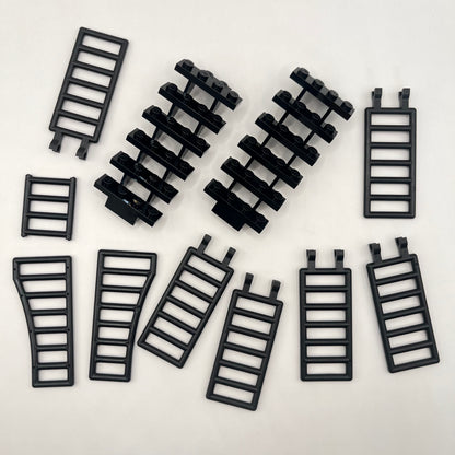 LEGO Mixed Stairs and Ladders, Black, 11 Pieces