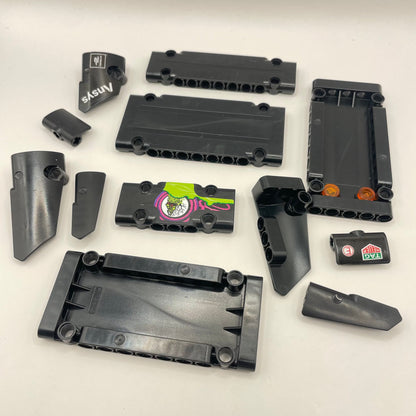 LEGO Panels, Black, Technic, Approx. 50g