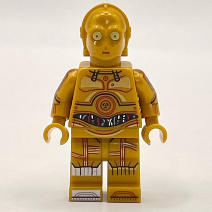 LEGO C-3PO, Printed Toes and Arms, Star Wars, Minifigure (sw1201)