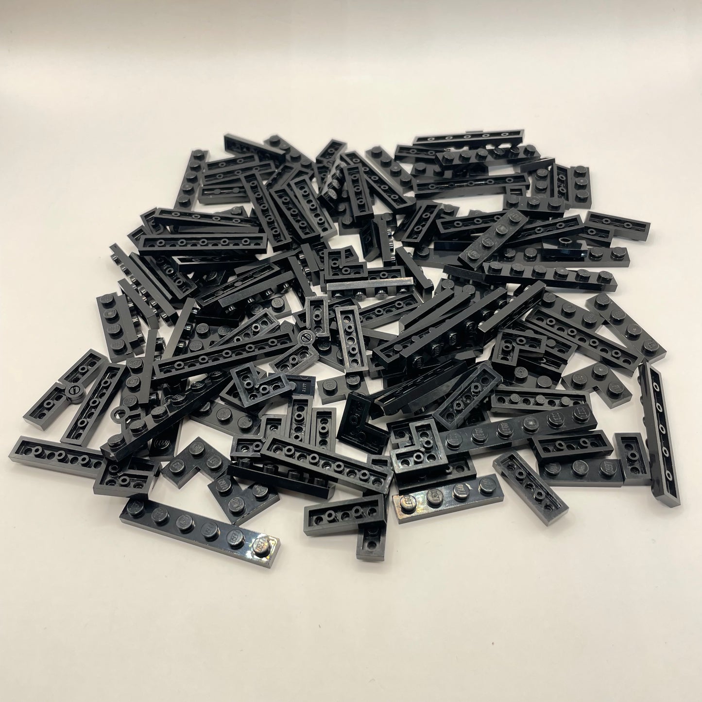 LEGO Black, 1x Short Plates, Approx. 85g