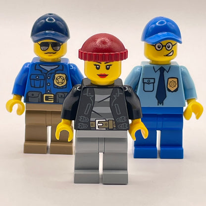 LEGO Police and Robbers, City, Minifigures (pack of 3)