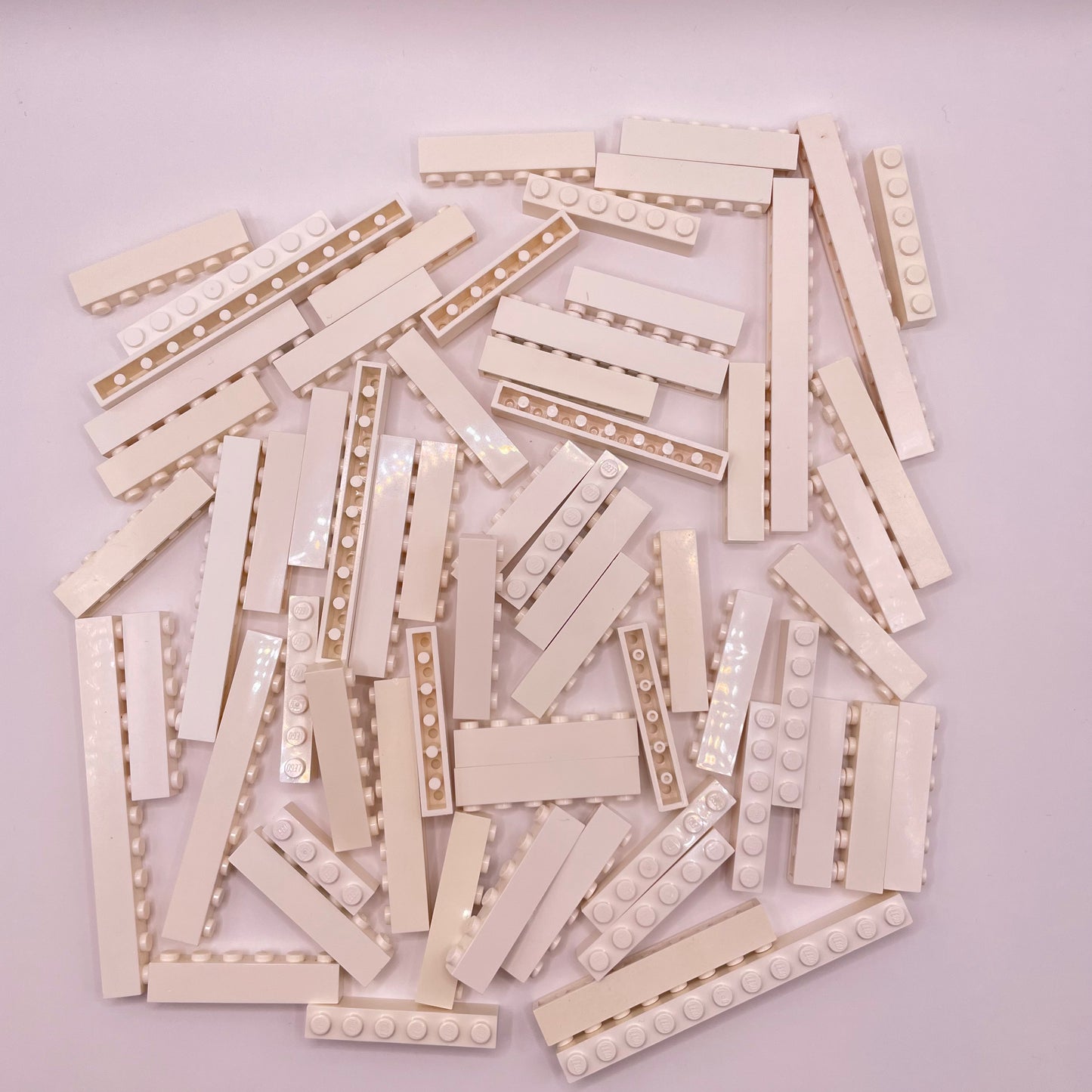 LEGO Brick, 1x Wide, White, Approx. 170g