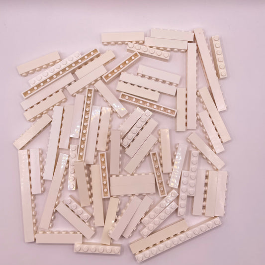 LEGO Brick, 1x Wide, White, Approx. 170g