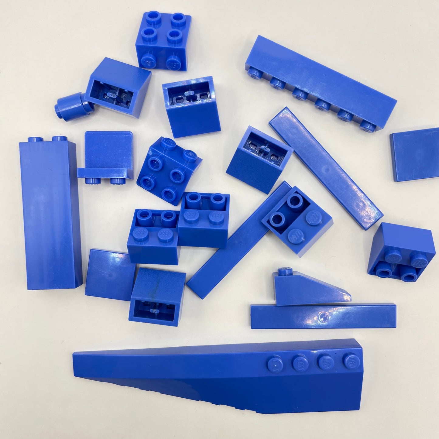 LEGO Mixed Pieces, Royal Blue, Approx. 25g
