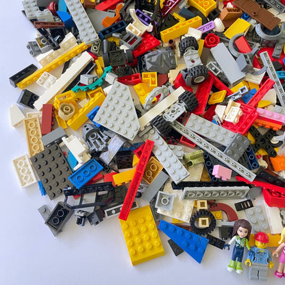 LEGO Fun Pack, Mixed Bag, Approx. 750g includes 6 Minifigures/Minidolls