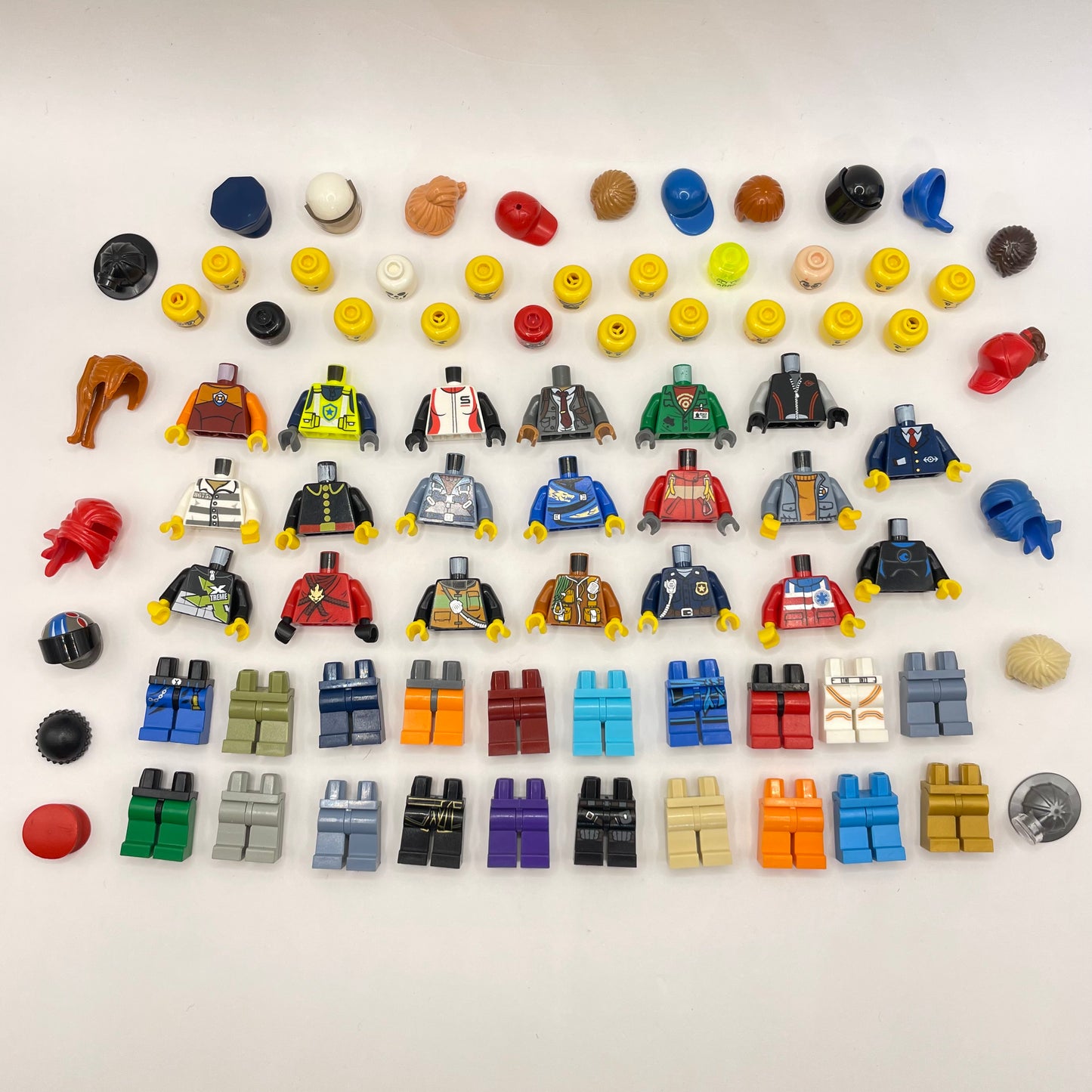 LEGO Build a Minifigure, Mix and Match City Figures, Set of 20