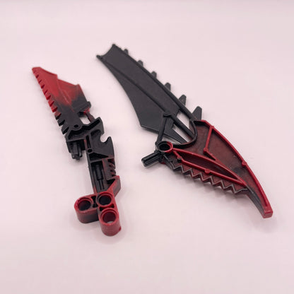 LEGO Bionicle, Weapons,  Black, Red, 2 Pieces, Playwear