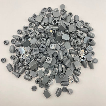 LEGO Dark Bluish Grey, 1x1 Pieces, Greebling, Approx. 45g