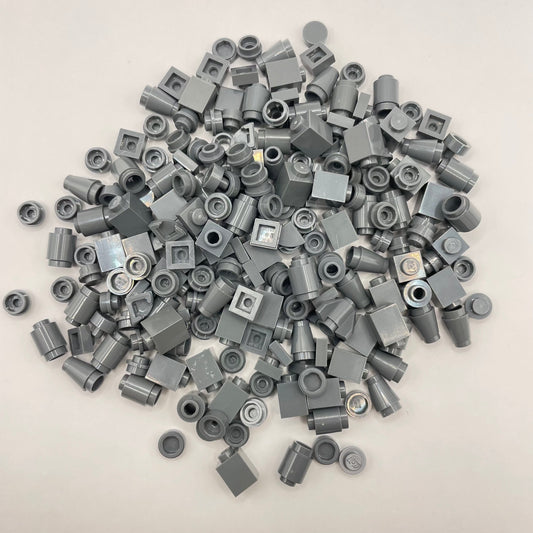 LEGO Dark Bluish Grey, 1x1 Pieces, Greebling, Approx. 45g