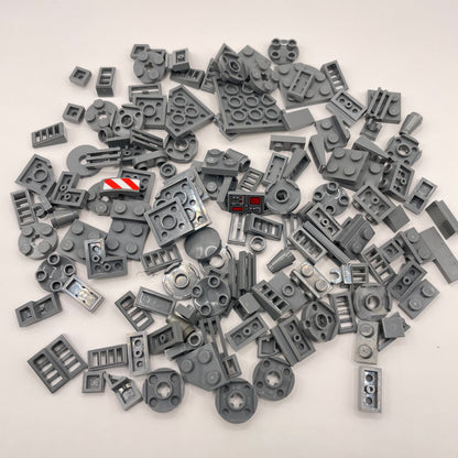 LEGO Small Mixed Pieces, Dark Bluish Grey, Approx. 50g