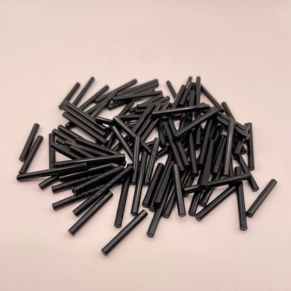 LEGO Black 3L / 4L Bars / Poles, 100 Pieces