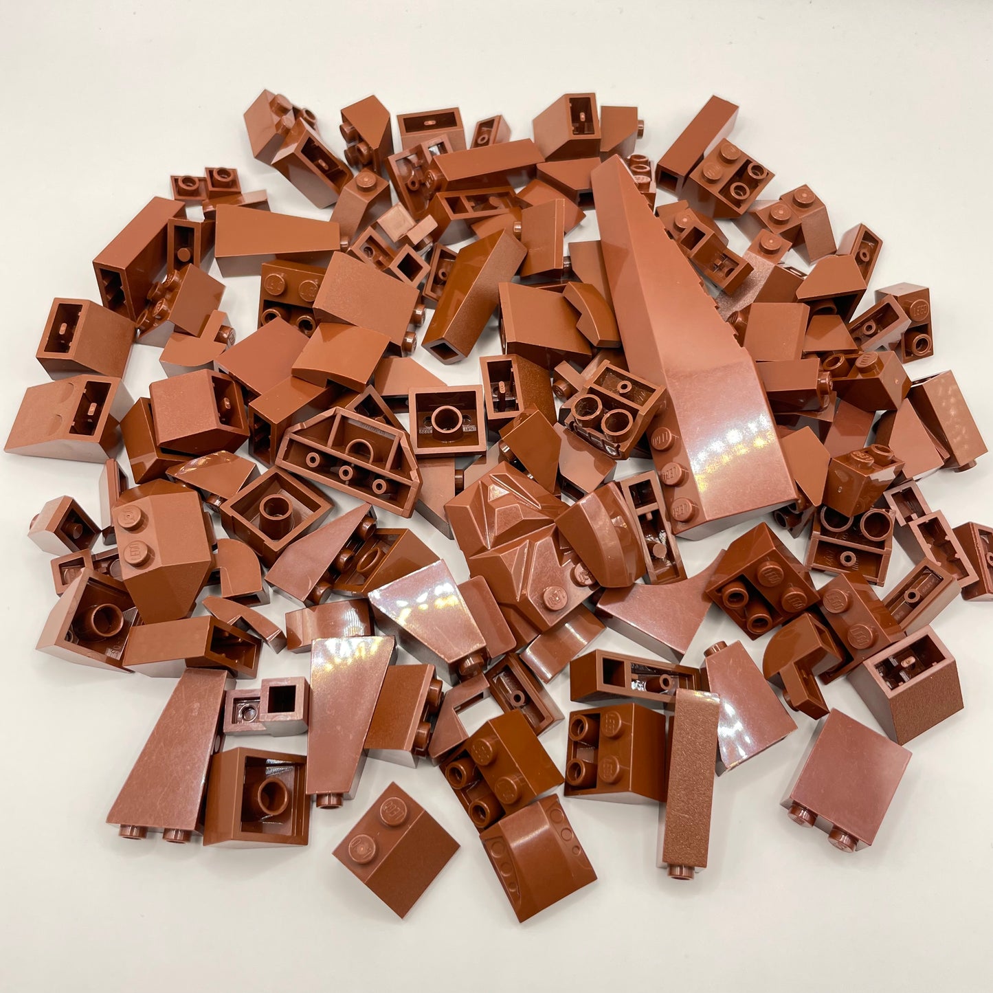 LEGO Slopes, Reddish Brown, Approx. 115g