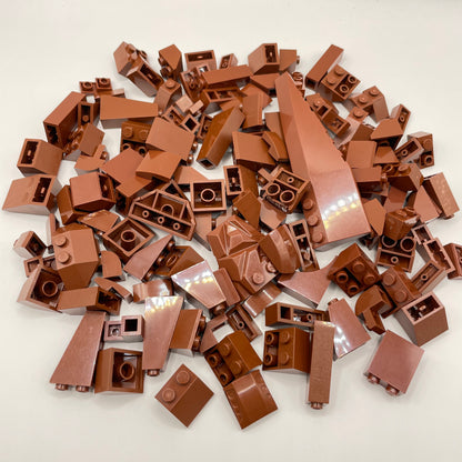 LEGO Slopes, Reddish Brown, Approx. 115g