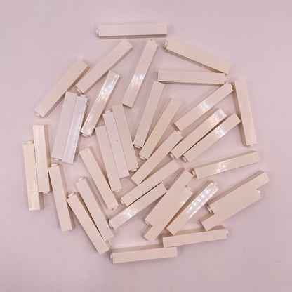 LEGO White, 1x Tall Panels/Posts, Approx. 70g