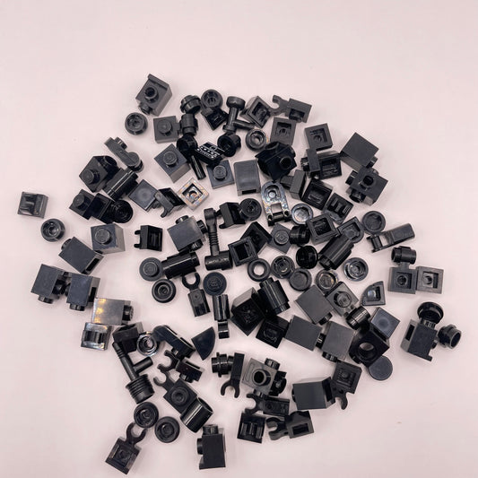 LEGO Greebling, Black, 100 pieces