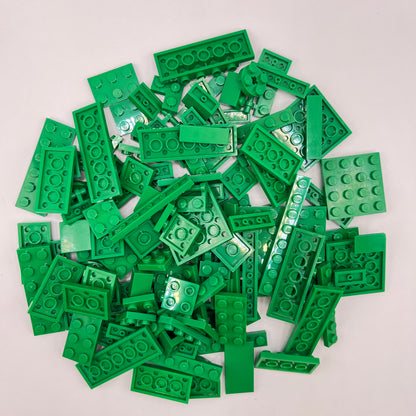 LEGO Plates, Green, Approx. 100g
