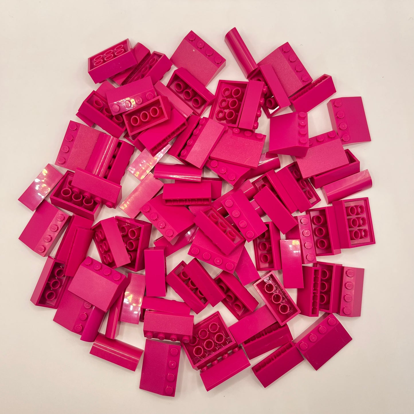 LEGO Slopes, 4x Wide, Magenta, Approx. 165g