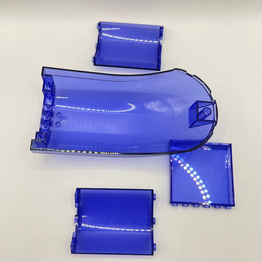 LEGO Transparent Purple, Large Pieces, Vehicles (4 Pieces)