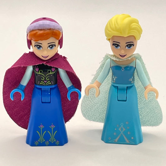 LEGO Anna and Elsa, Frozen, Disney, Minidoll (Pack of 2)