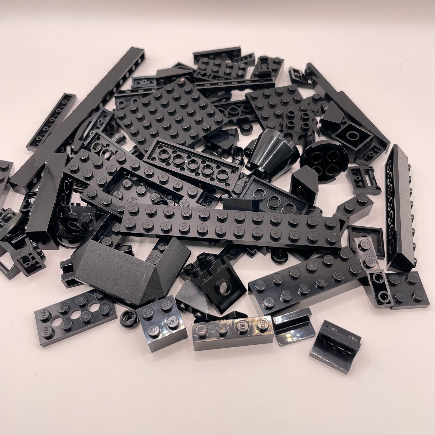 LEGO Mixed Pieces, Black, Approx. 100g