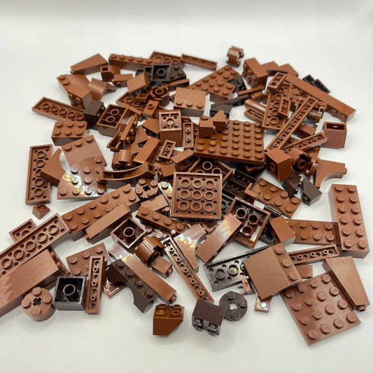 LEGO Mixed Brown, Mixed Bricks, Approx. 150g