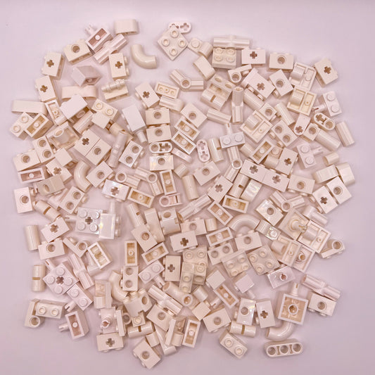 LEGO Technic, Small, Bricks, White, Approx. 125g