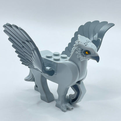LEGO Hippogriff, Buckbeak with Wings, Light Bluish Grey, 1 Piece Harry Potter