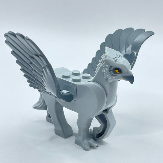 LEGO Hippogriff, Buckbeak with Wings, Light Bluish Grey, 1 Piece Harry Potter