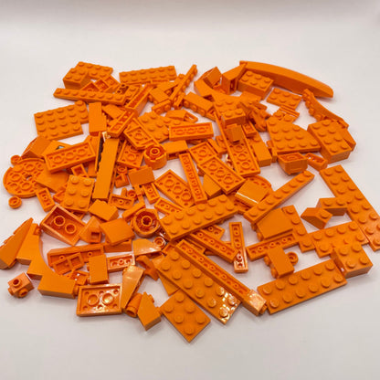 LEGO Mixed Bricks, Orange, Approx. 130g